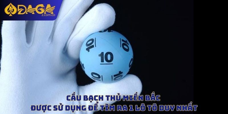 Cầu bạch thủ miền Bắc được sử dụng để tìm ra 1 lô tô duy nhất