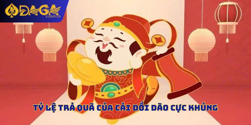 Hệ thống đưa ra tỷ lệ trả thưởng hấp dẫn